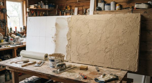 5 méthodes astucieuses pour habiller les plaques de polystyrène